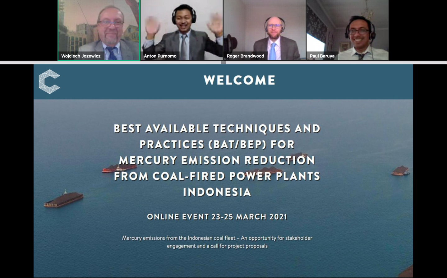 Workshop BAT/BEP for Mercury Emission Reduction from Coal-Fired Power Plants in Indonesia, 23-25 March 2021 BATBEP 2021