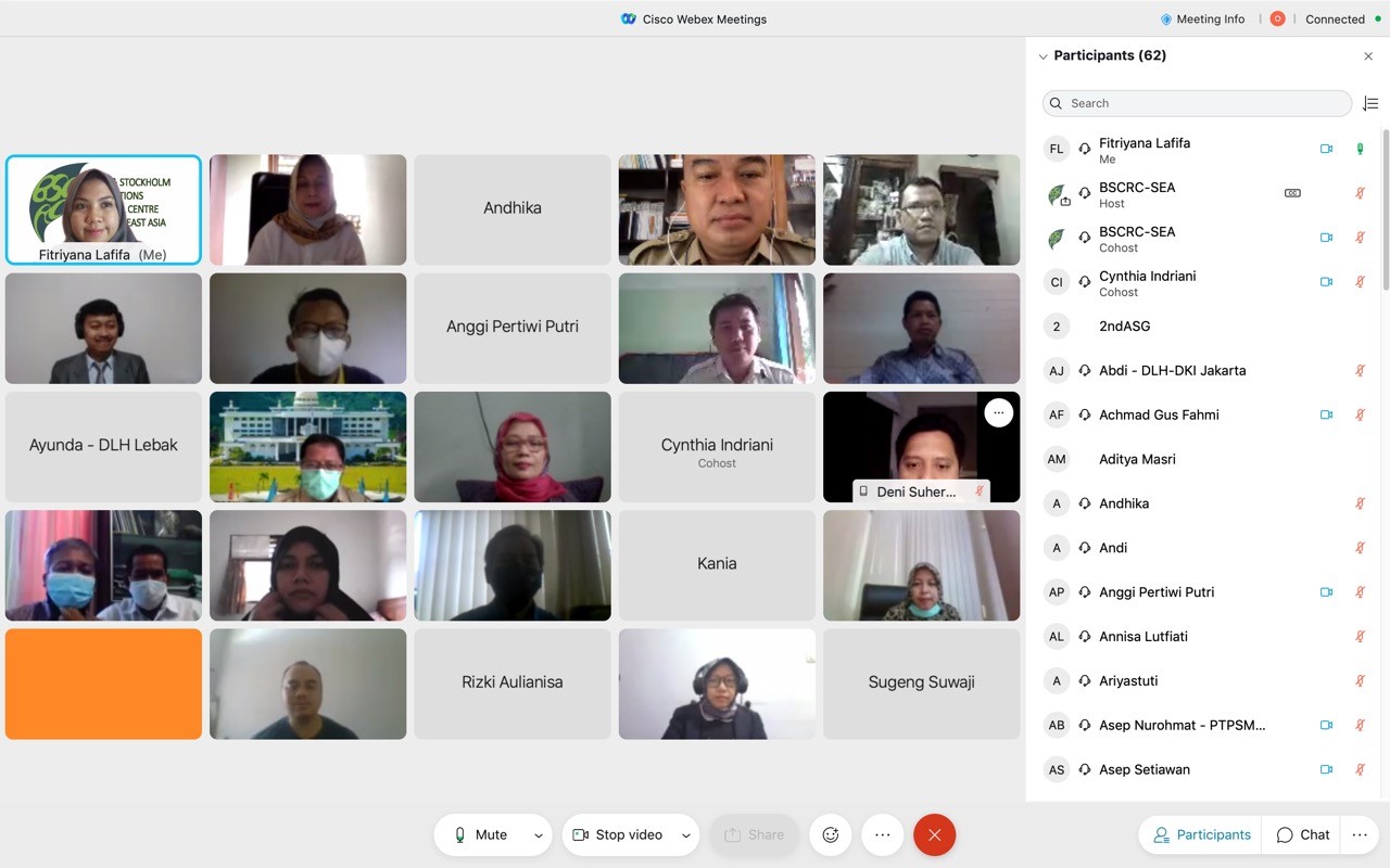 National Coordination and Validation Meeting for the Development of Minamata Initial Assessment and National Action Plan for Artisanal and Small-Scale Gold Mining in Indonesia, 13 July 2021 National Coordination and Validation Meeting for the Development of MIA NAP 2021-2