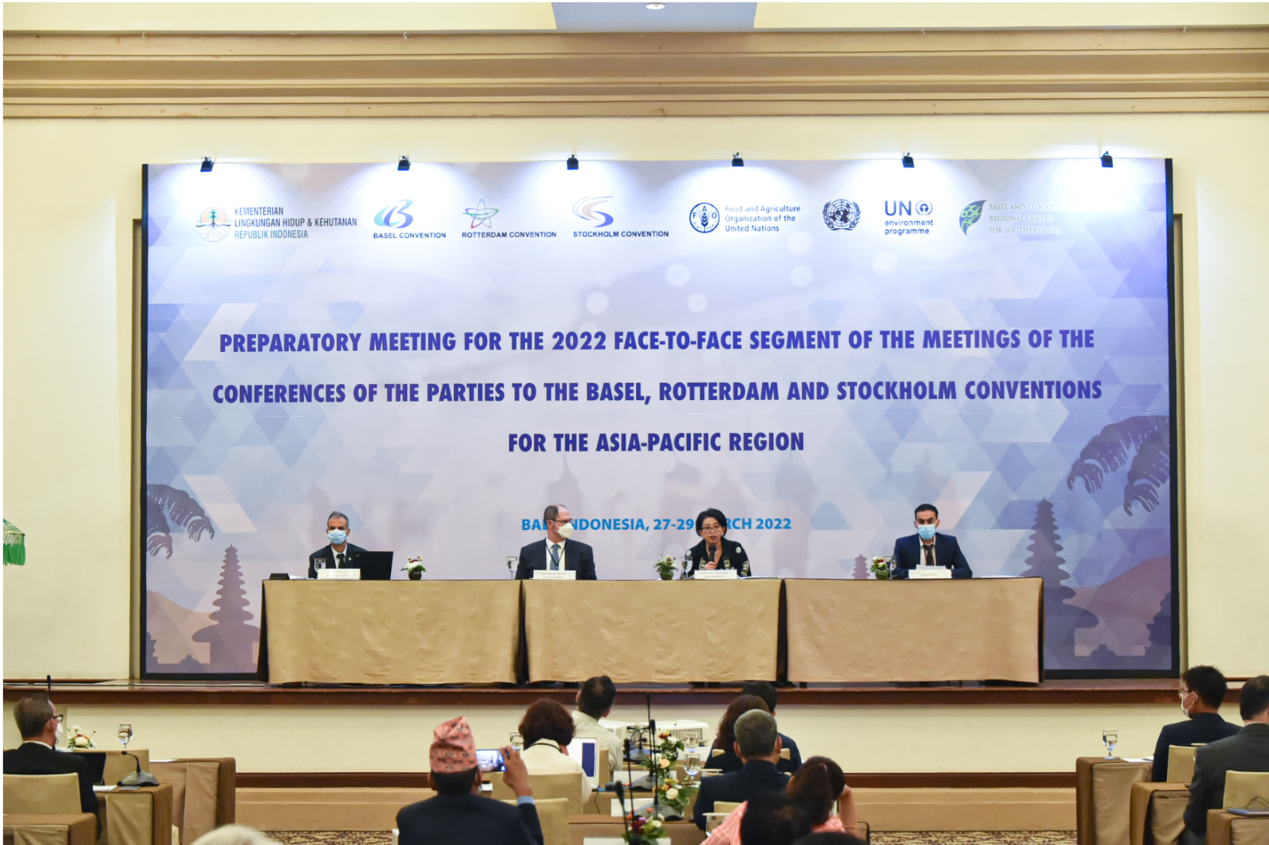 Regional Preparatory Meeting for the 2022 Meetings of the Conferences of the Parties to Basel, Rotterdam and Stockholm Conventions for the Asia and Pacific Region, 27-29 March 2022, Bali, Indonesia
