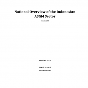 National Overview of ASGM in Indonesia