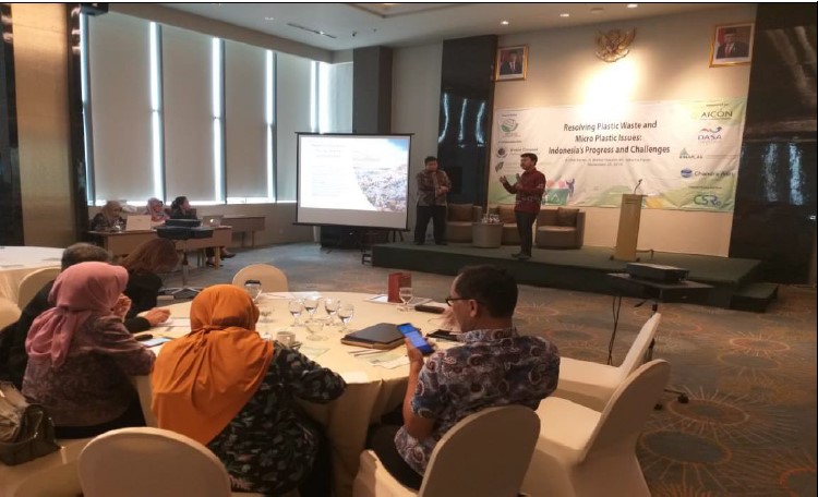 Resolving Plastic Waste and Micro Plastic Issues : Indonesia’s Progress and Challenges, 20 November 2019, Jakarta, Indonesia